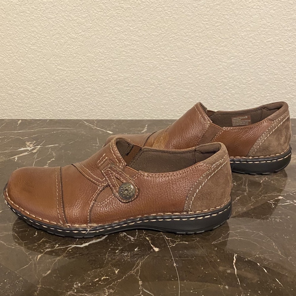 Earth Origins Brown Closed Toe Loafer size‎ 8 - Picture 2 of 5
